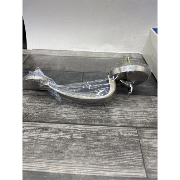 Satin Nickel Grip Handle And Ball Knob Door Handle, Onward Hardware Door {123} - Picture 4 of 12